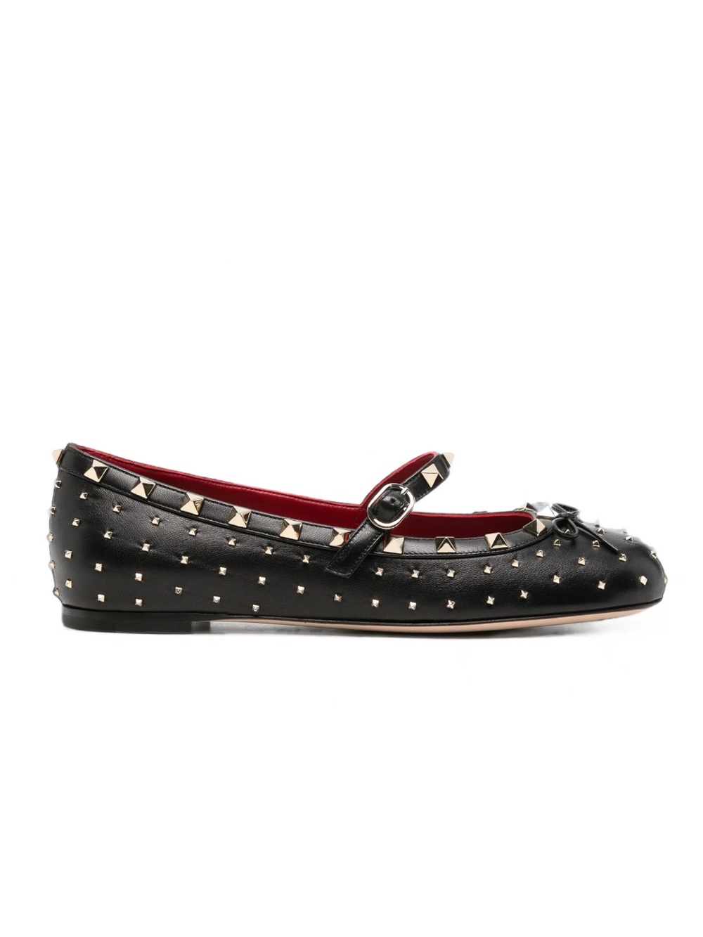 New Season Valentino Mary-Jane Rockstud ballerinas | 40.5